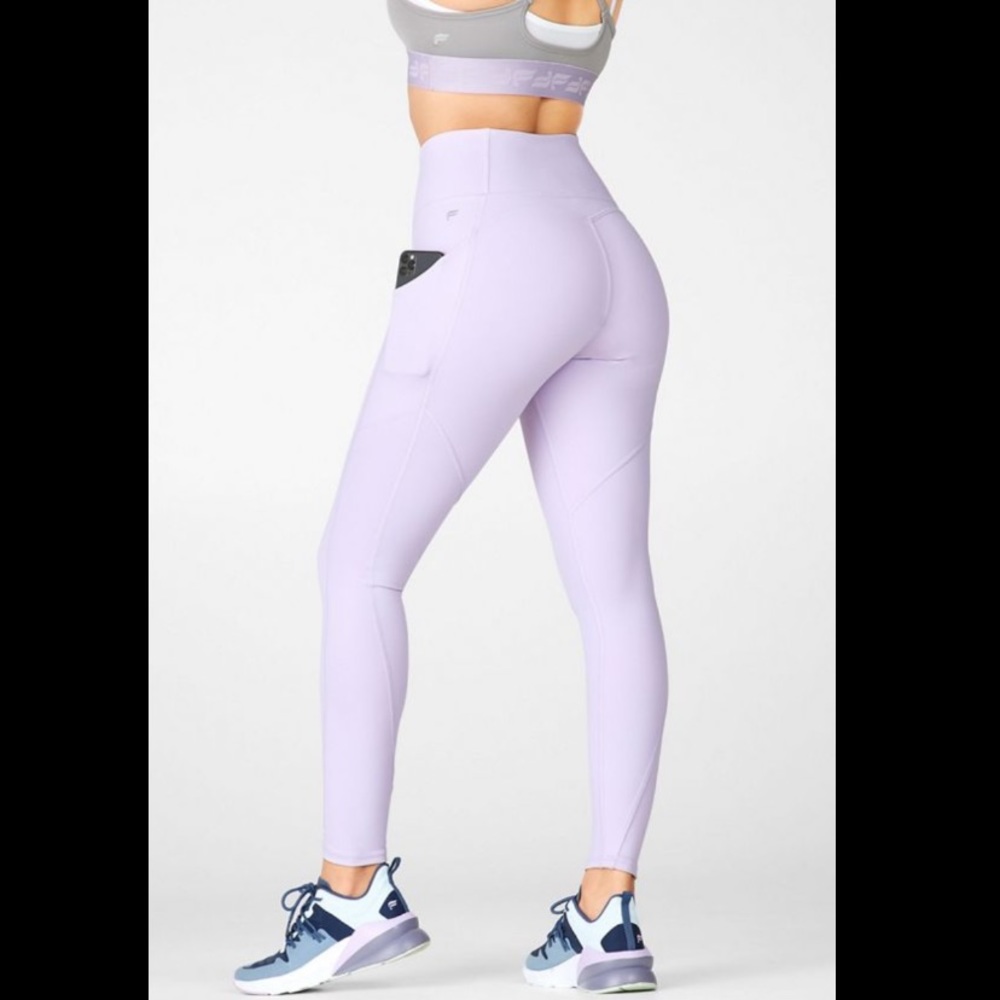 Oasis High-Waisted Lilac Leggings
